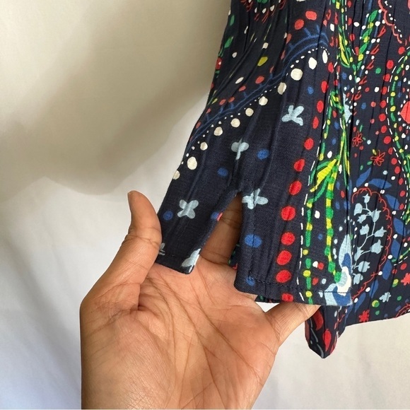 Alfred Dunner Women's Open Front Jacket in Colorful Paisley Floral Print sz 14P - Picture 11 of 13